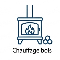 icone chauffage bois
